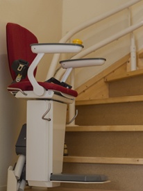 disabled stair lift straight chair lift image